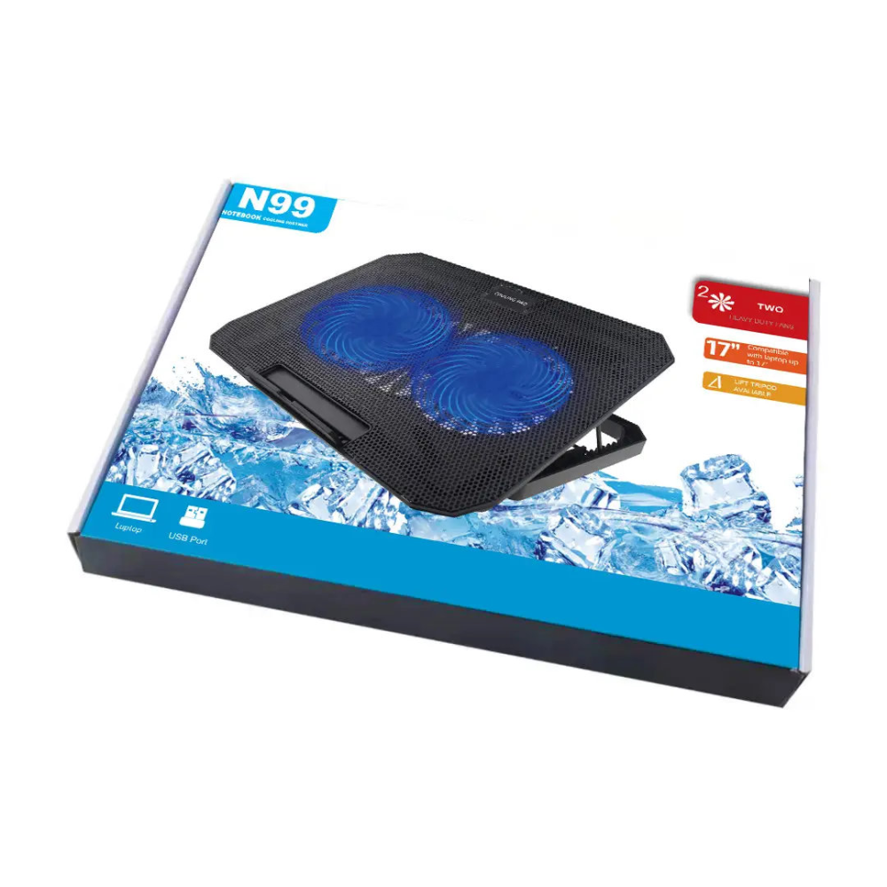 Підставка для ноутбука SmartG N99 Pro. 2xUSB до 17 дюймів, 2 вентилятори
