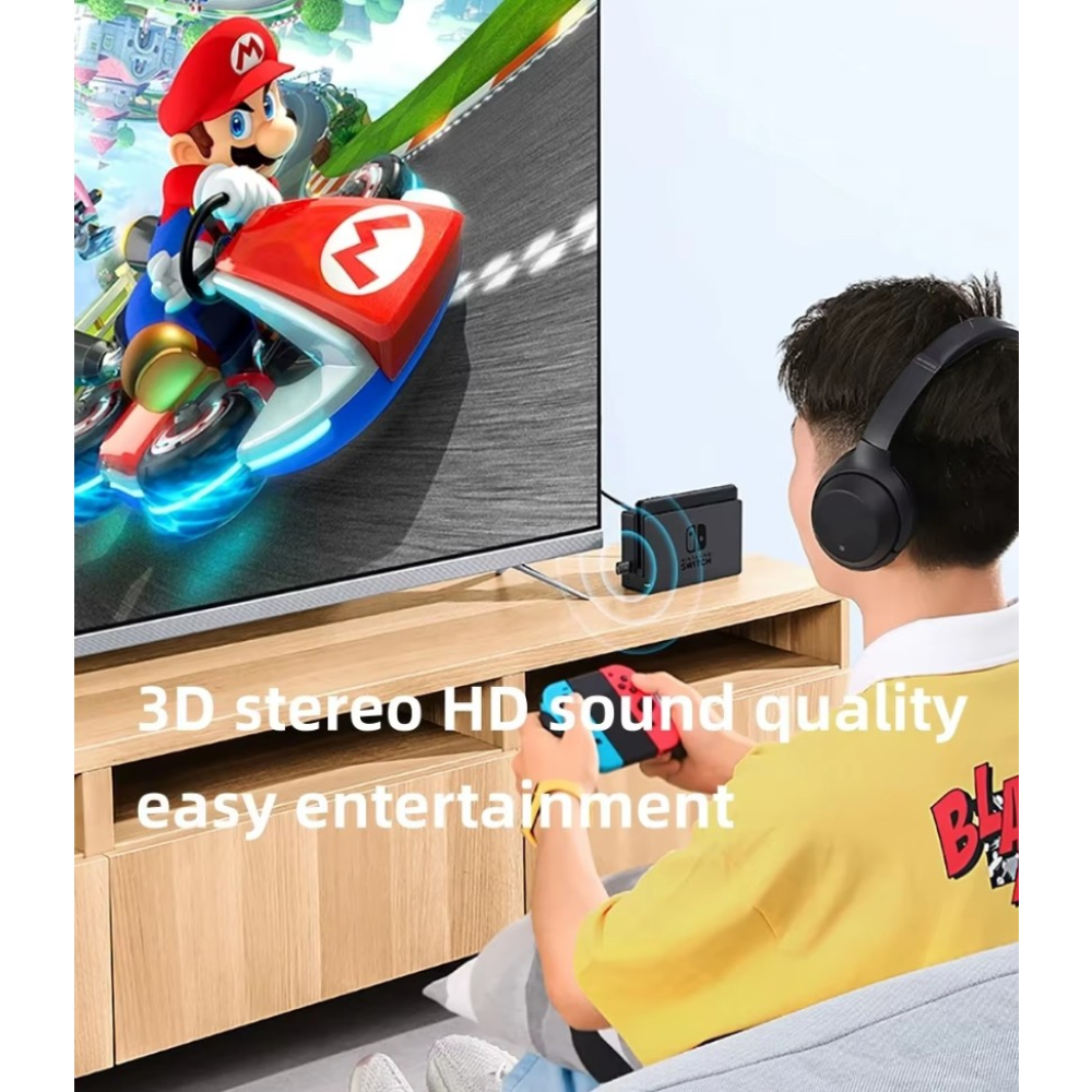 Bluetooth адаптер підключення навушників для Sony PS5 PS4 BT 5.3 dongle Nintendo Switch