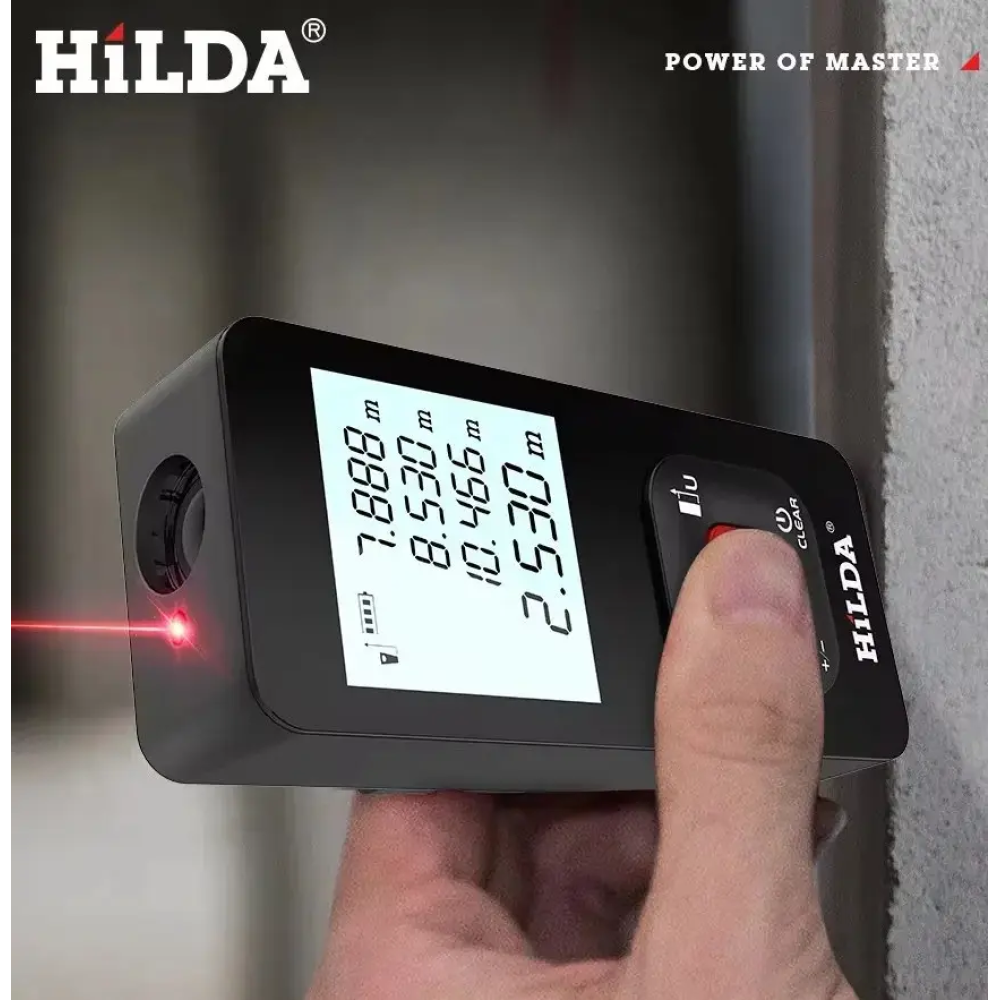 Акумуляторний Лазерний далекомір HILDA E-50 50 метрів