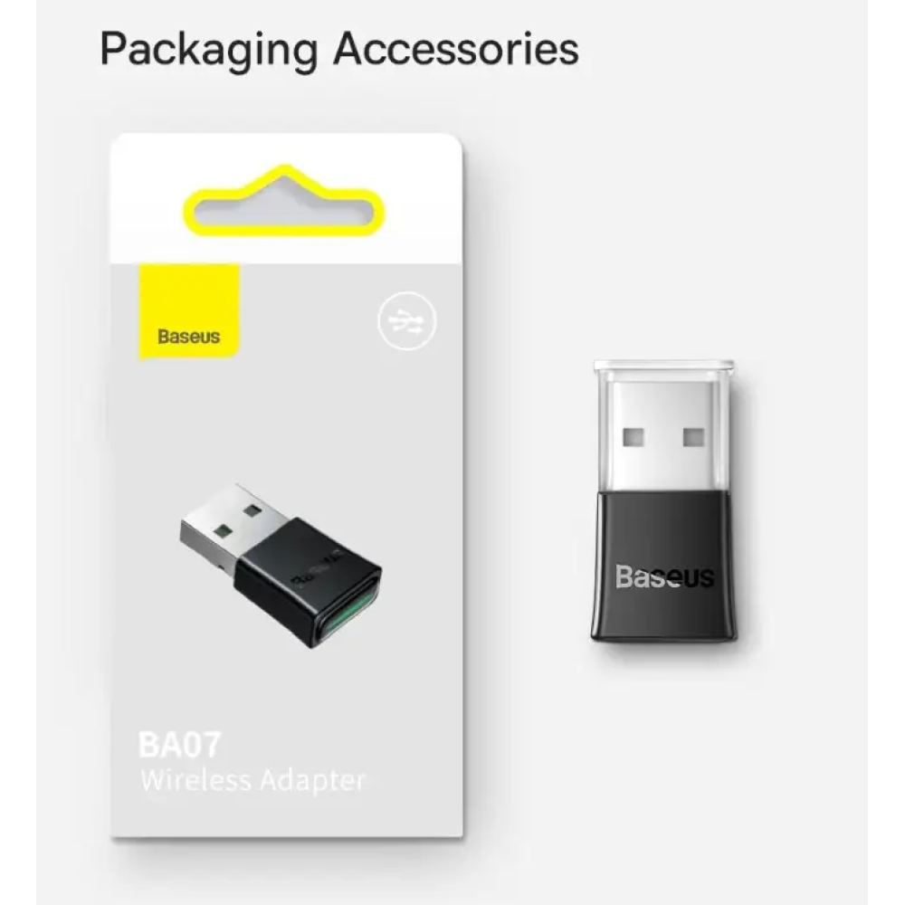 Bluetooth адаптер Dongle USB Bluetooth 5.3 Baseus BA07