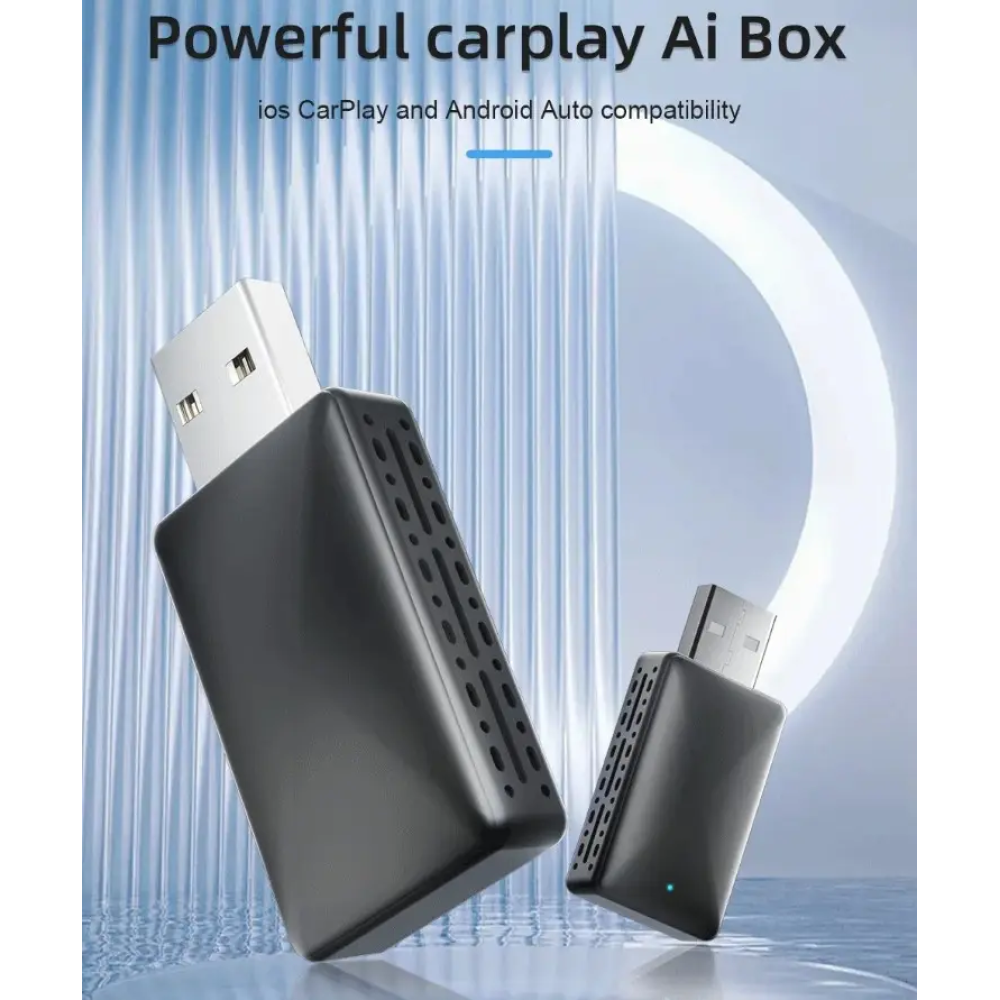 Адаптер бездротовий для Apple CarPlay та Android Auto 2in1 USB WIFI5 Bluetooth 5.0 з OTG адаптером