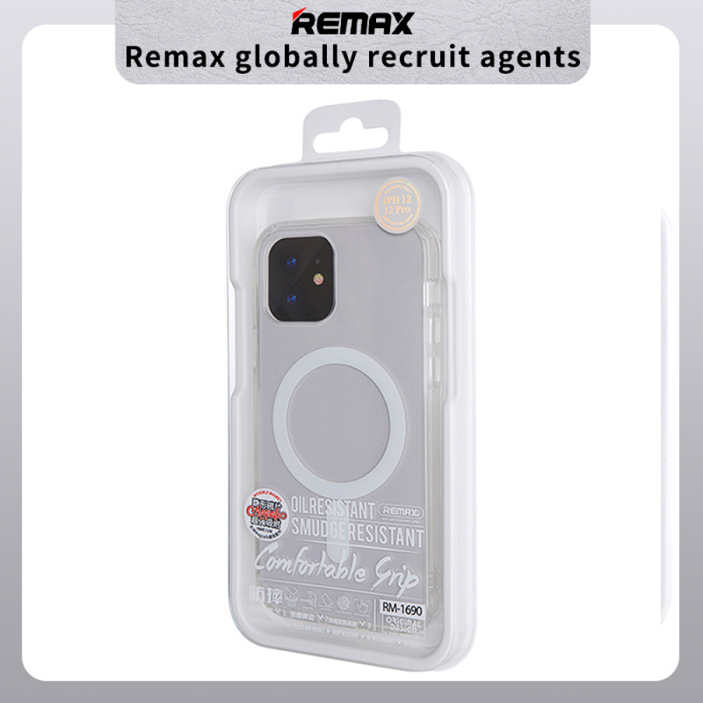 Прозорий чохол iPhone 14 MagSafe Remax Crys Series Magsafe Magnetic Phone Case RM-1690