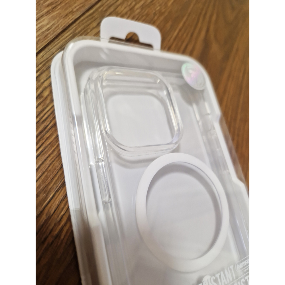 Прозорий чохол iPhone 14 Pro Max MagSafe Remax Crys Series Magsafe Magnetic Phone Case RM-1690