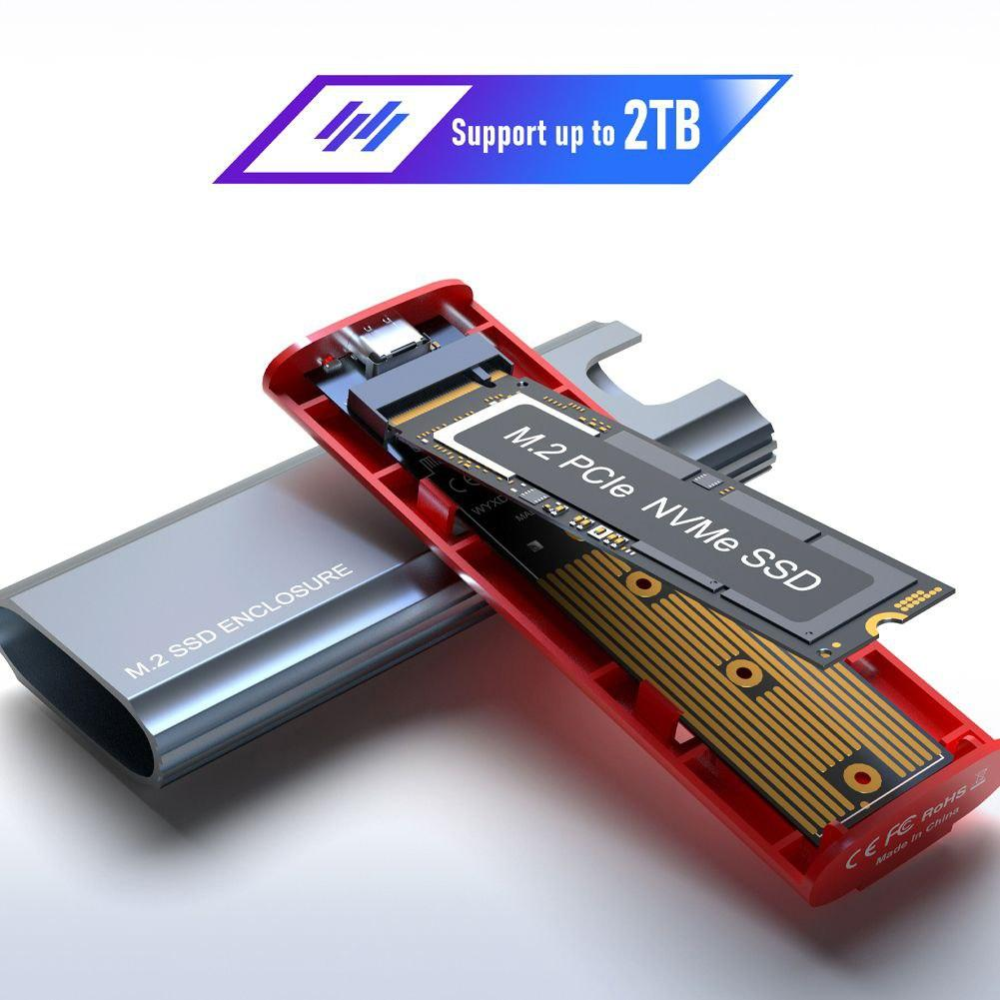 Зовнішня кишеня m.2 nvme SSD USB 3.0 + Type-C SmartGo