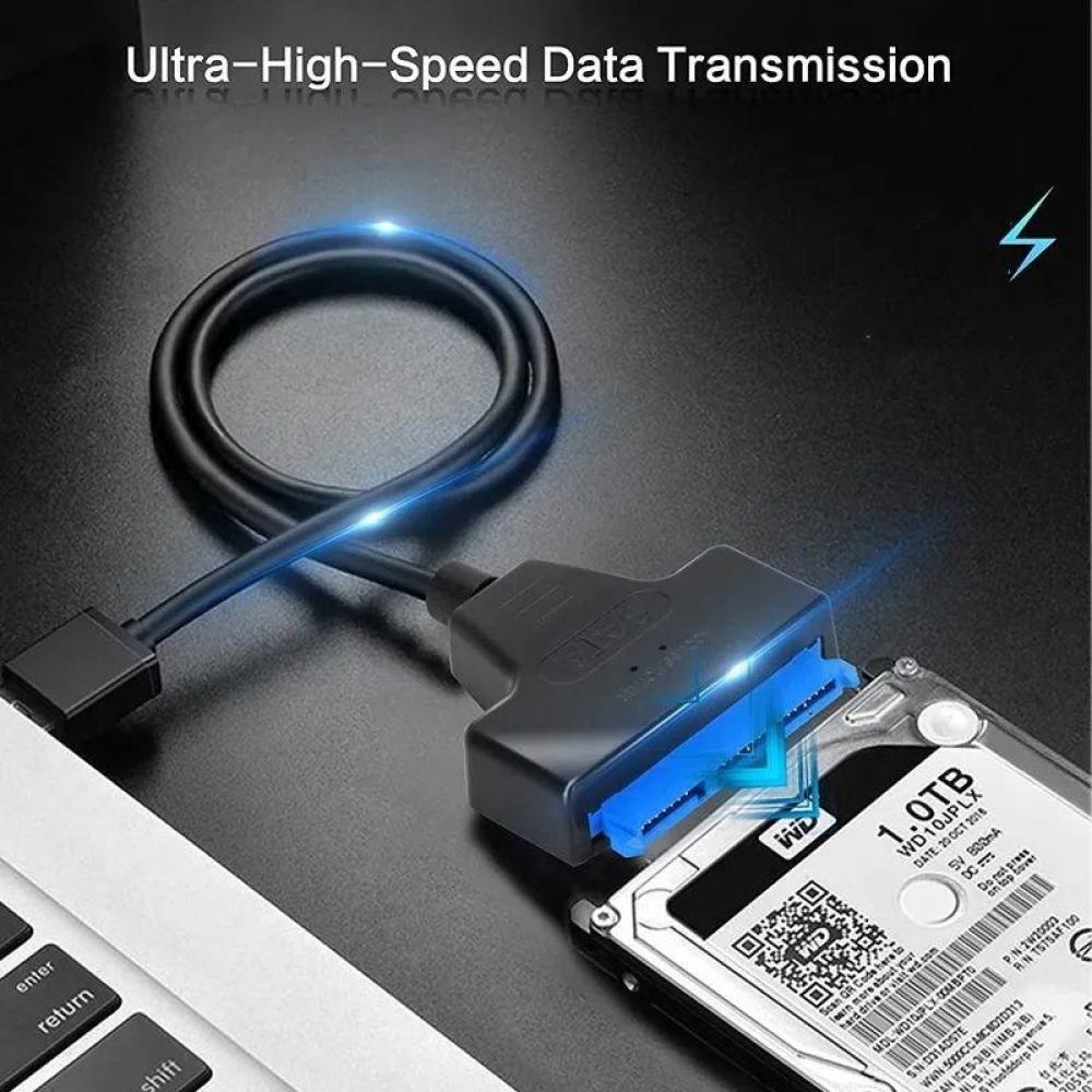 Перехідник SATA - Type-C + USB 3.0  до SSD-HDD Диску  2.5““ 20см SmartGo
