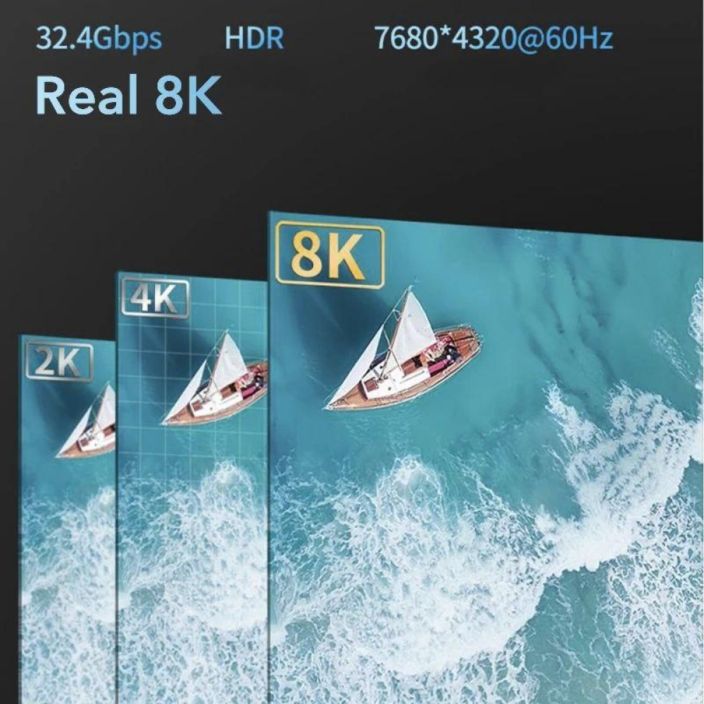 Адаптер перетворювач конвертер  Type-C - DisplayPort 8K 60Hz Elink-W