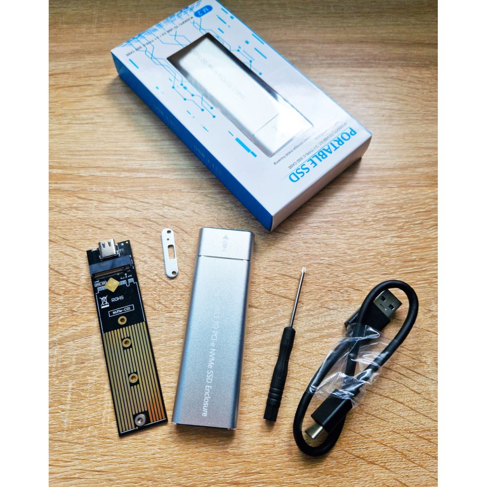 Зовнішня кишеня m.2 NVME pcie SSD Type-C - USB 3.0   M-Key NVMe-C01