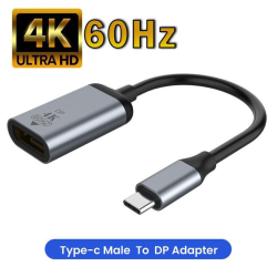 Адаптер перетворювач конвертер  Type-C - DisplayPort 4K 60 Hz SmartGo