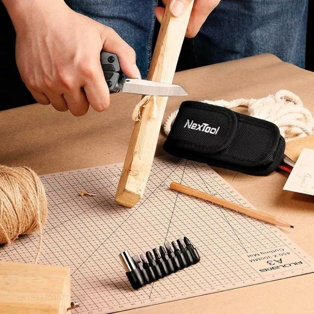 Мультитул Xiaomi Nextool Sailor Pro + комплект біт, чохол