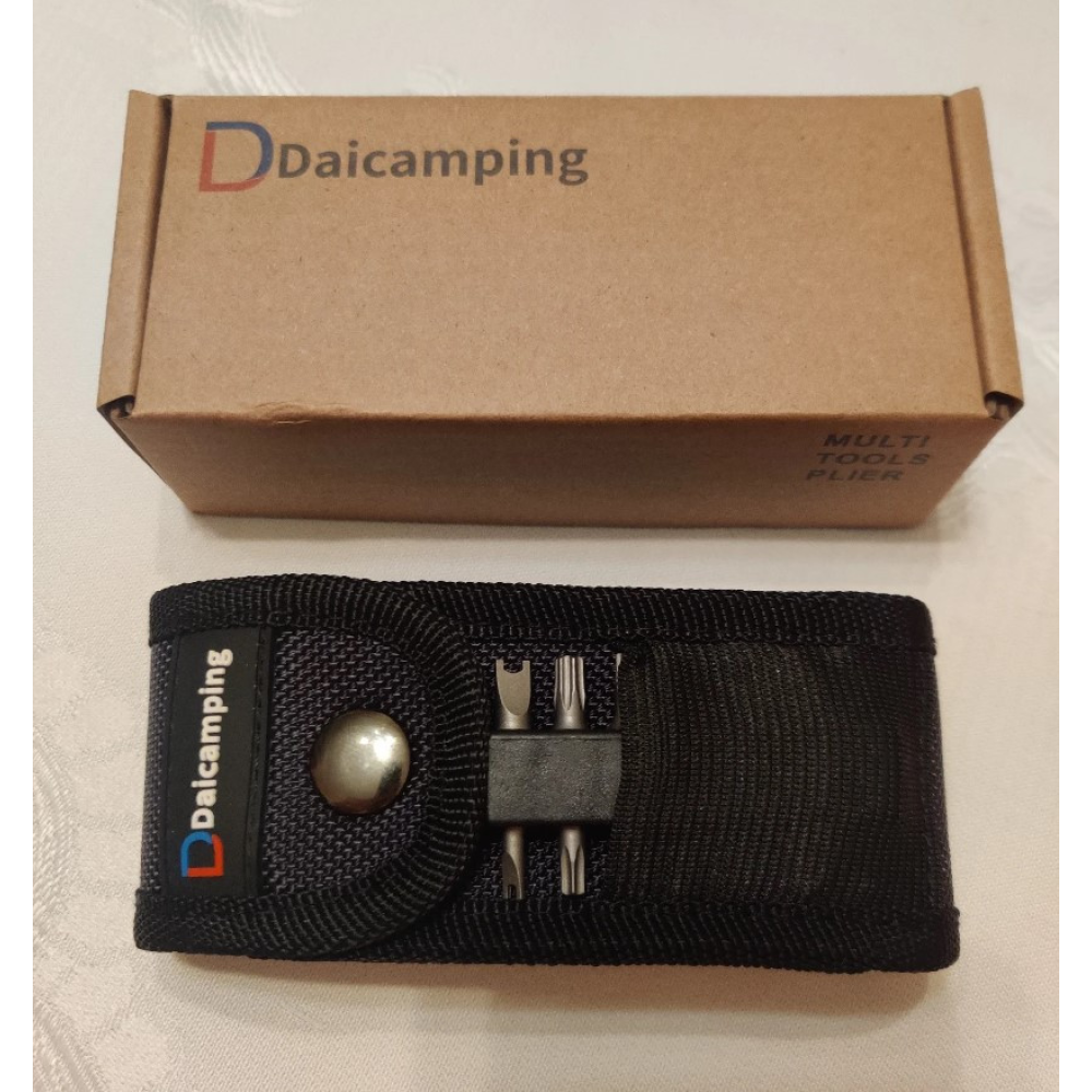 Мультитул Daicamping DL30 комплект біт, змінні різці, комплект пилок Liner Lock