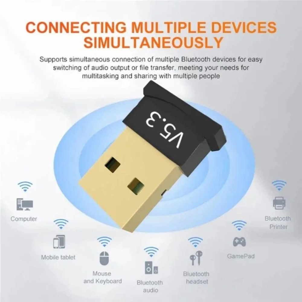 Bluetooth адаптер Dongle  USB Bluetooth 5.3 SmartGo