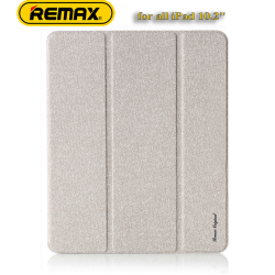 Чохол REMAX Chan Series Leather Case PT-10 for all iPad 10.2“ (2019-2022) бежевий + відсік для стілусу