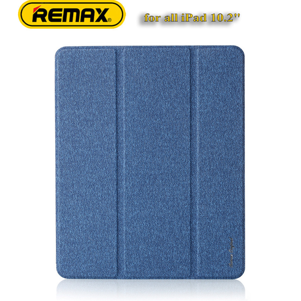 Чохол REMAX Chan Series Leather Case PT-10 for all iPad 10.2“ (2019-2022) синій + відсік для стілусу