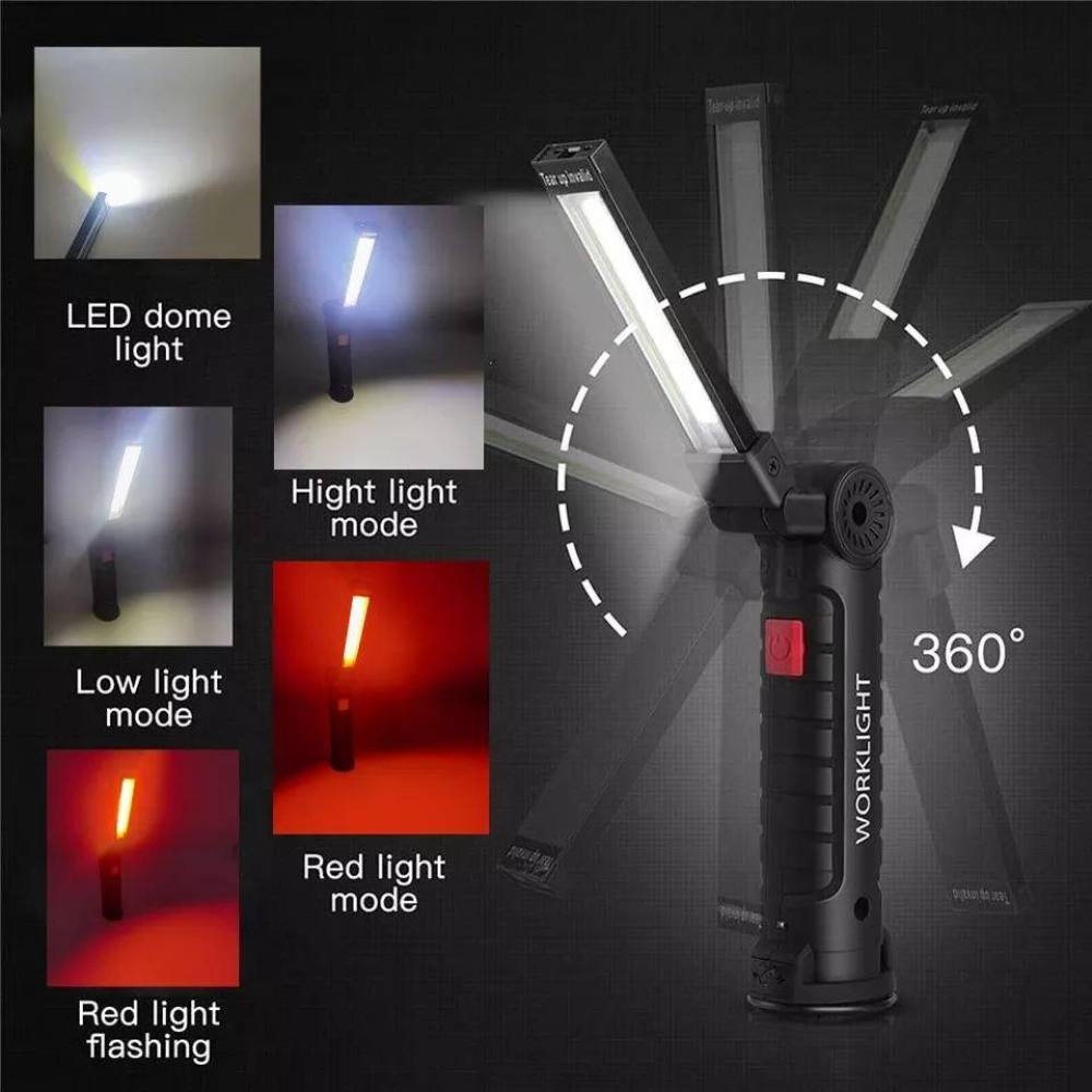 Ліхтар Worklight W-51 акумуляторний  складаний LED 360°
