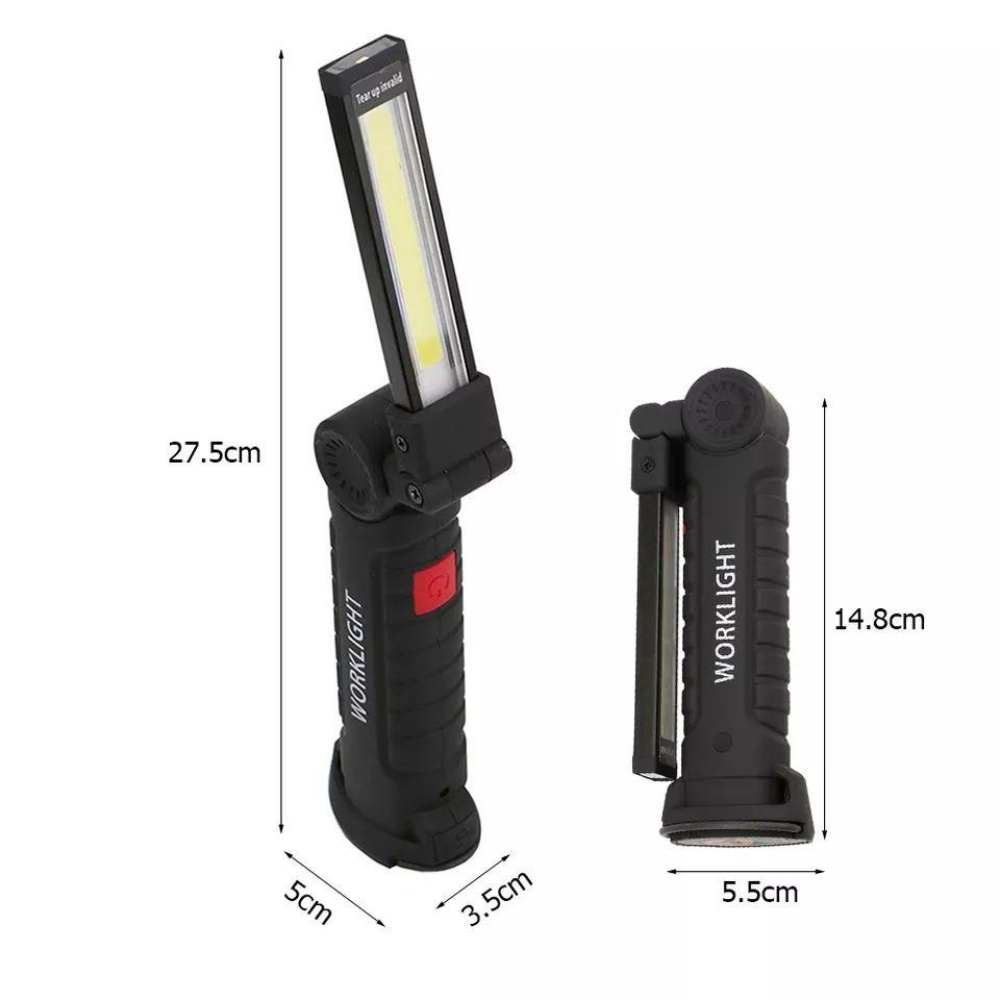 Ліхтар Worklight W-52 COB Великий акумуляторний  складаний LED 360°