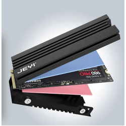 Радіатор охолодження SSD M.2  2280 + термопрокладки Jeyi Warship PRO сумісність із PS5
