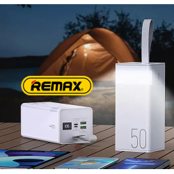 Powerbank 50000mAh 22.5W  Remax RPP-321  QC3.0 PD Швидка зарядка. Ліхтар