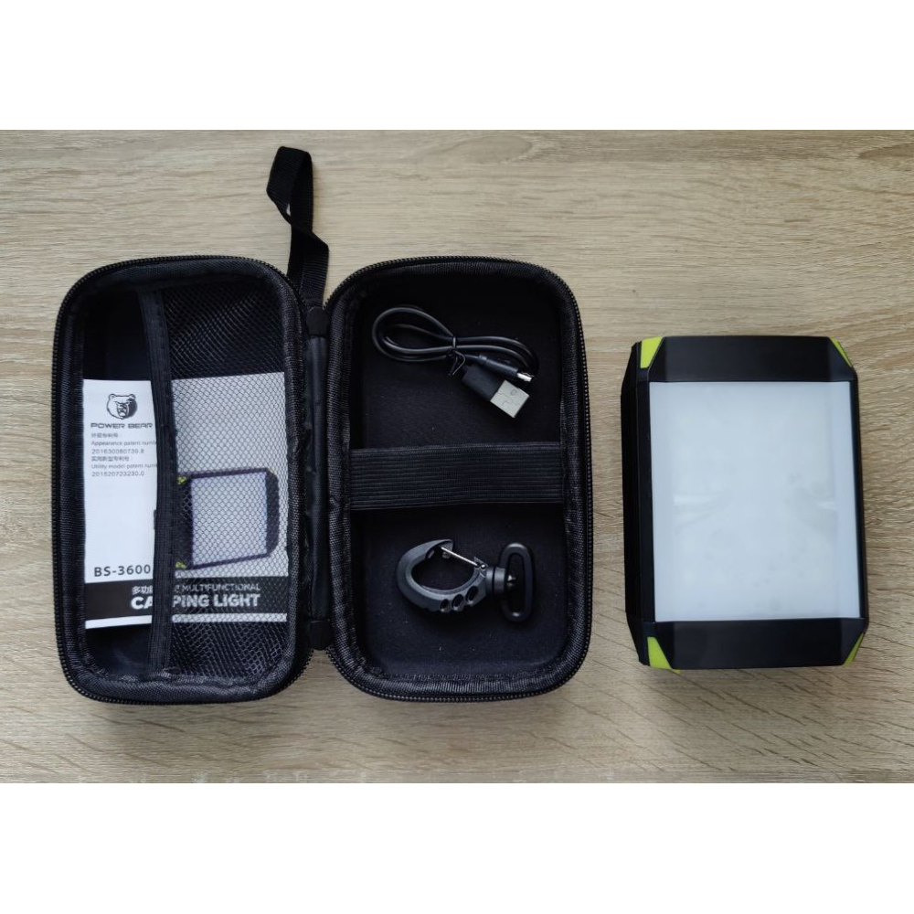 Кемпінговий ліхтар Power Bank BS-3600