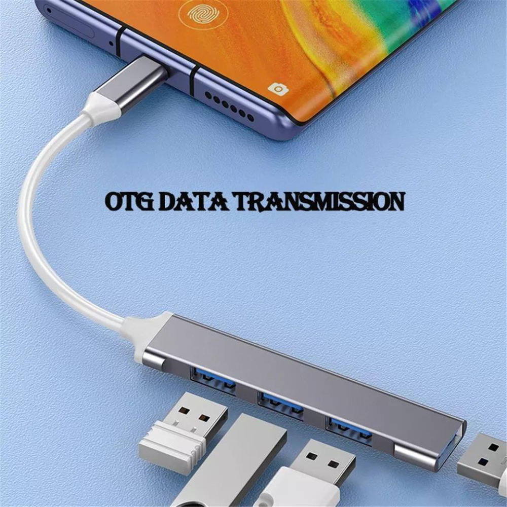 Type-c USB 3.0 хаб SmartGo 4 порти SmartGo