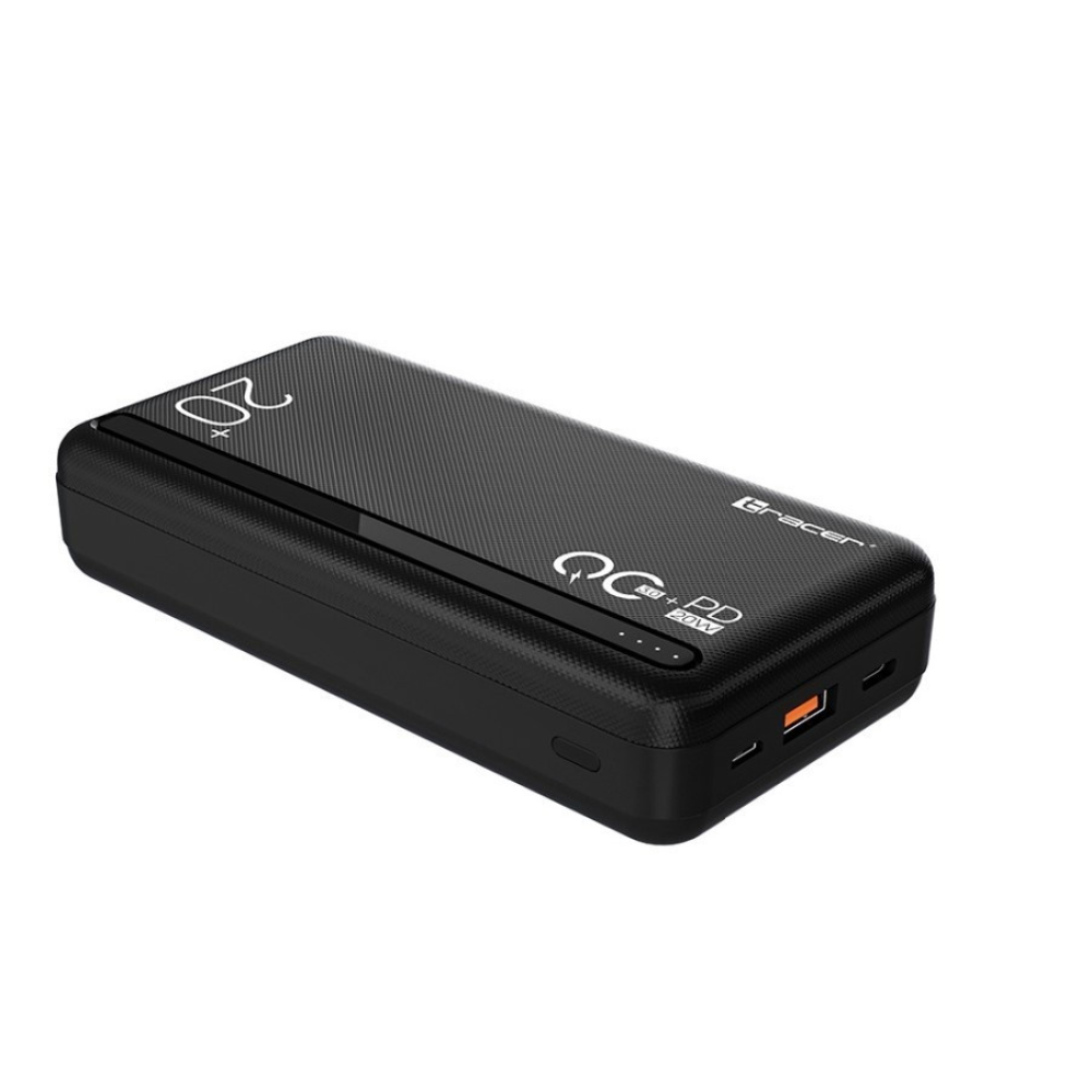 Powerbank 20000mAh 20W  Tracer QC3.0 PD Швидка зарядка