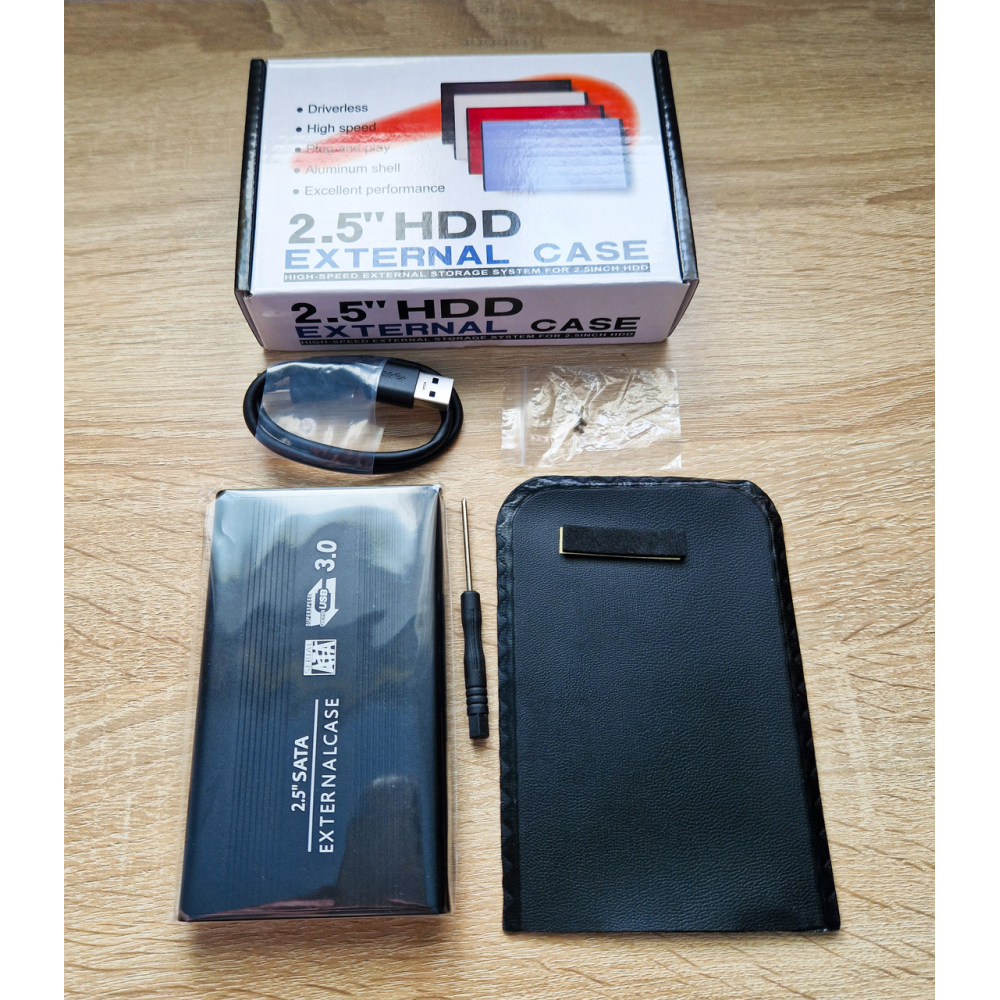 Зовнішня кишеня USB 3.0 SATA HDD/SSD 2,5““ Aluminum Case 