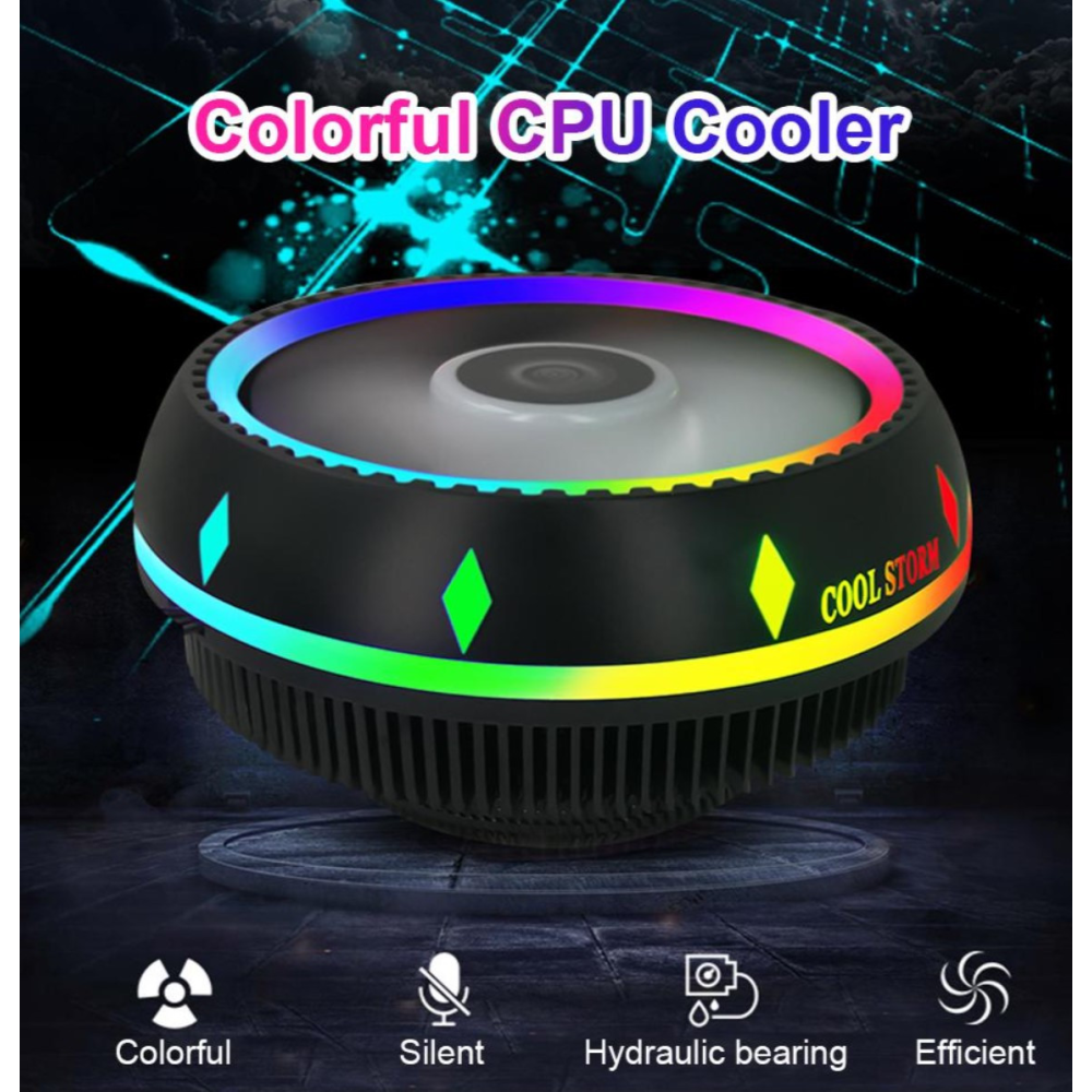 Універсальний кулер UFO CPU HF-685  1700/775/115x/1366 /FM2/AM4/AM5/FM1/AM3+/AM3/AM2