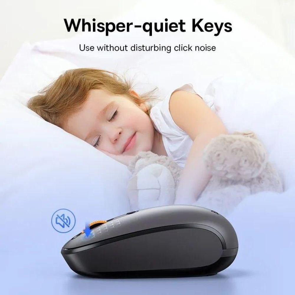Бездротова миша Baseus F01B Bluetooth + радіо 2.4Ghz