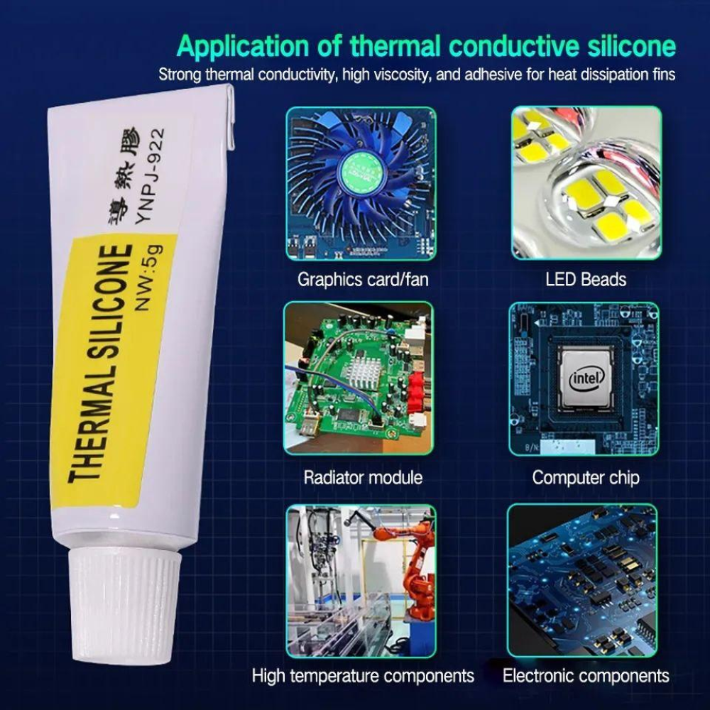 Теплопровідний клей Heatsink Plaster YNPJ-922  5грам