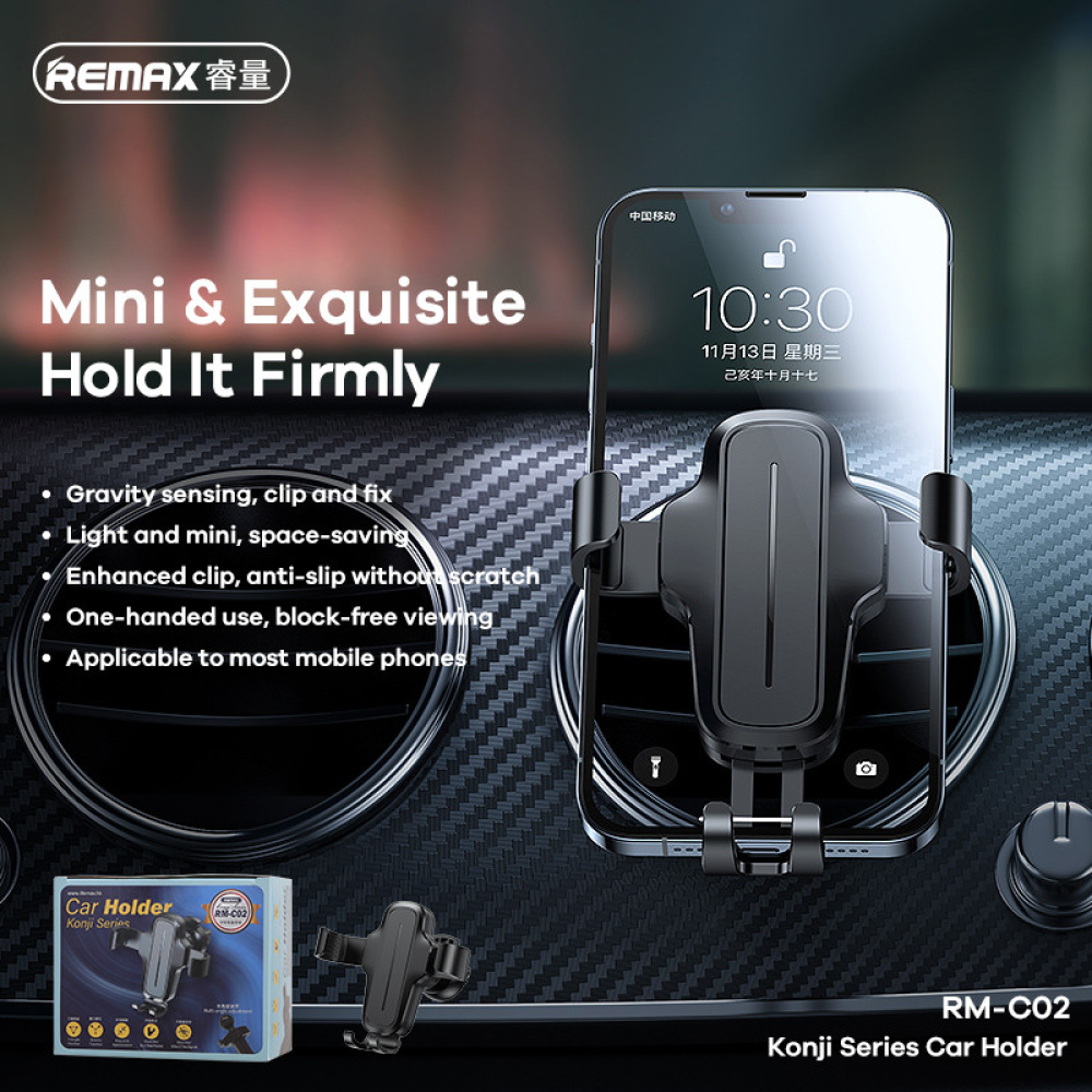 Автотримач для телефона REMAX Konji Series Car Holder RM-C02