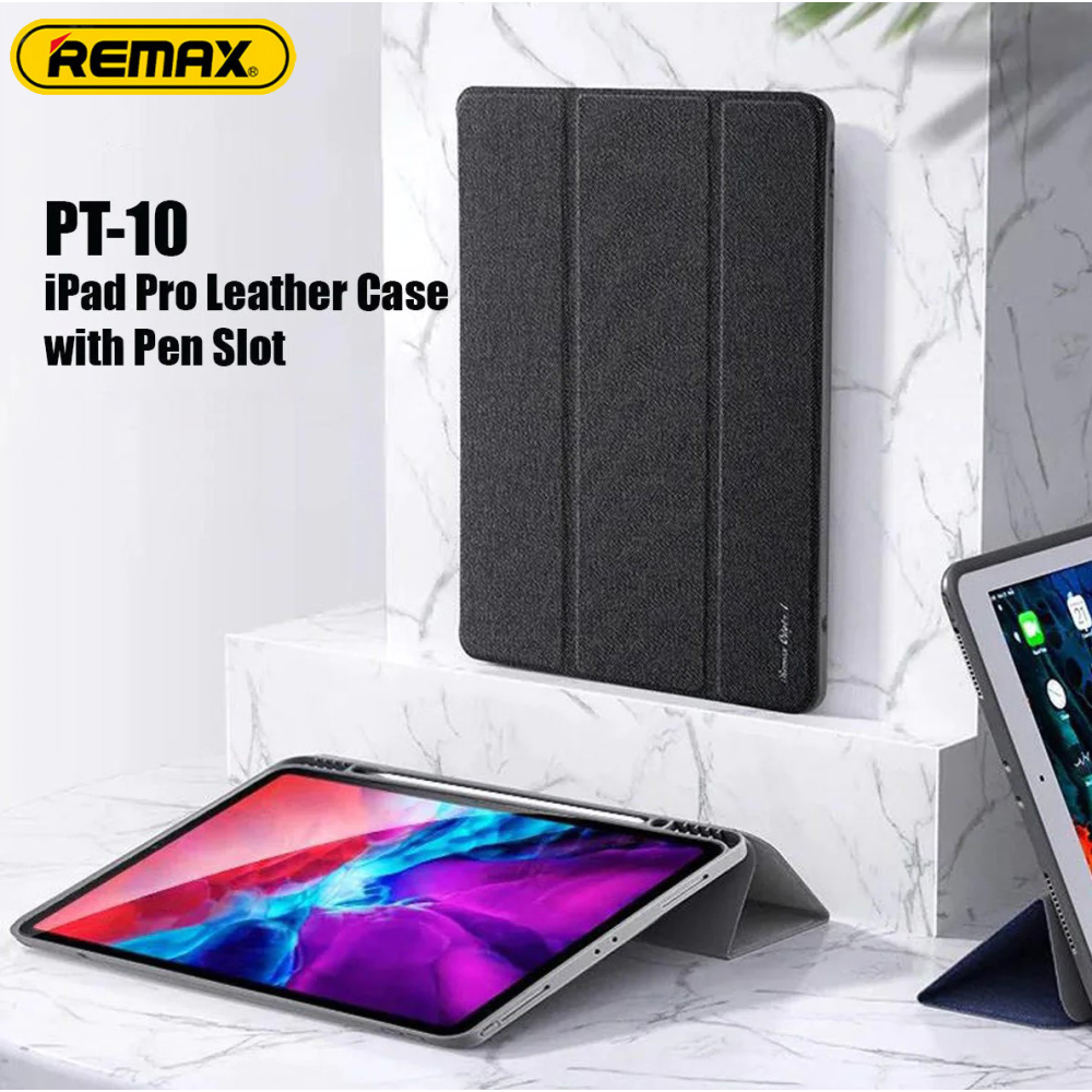 Чохол REMAX Chan Series Leather Case PT-10 for iPad Mini 6 8.3“ бежевий + відсік для стілусу