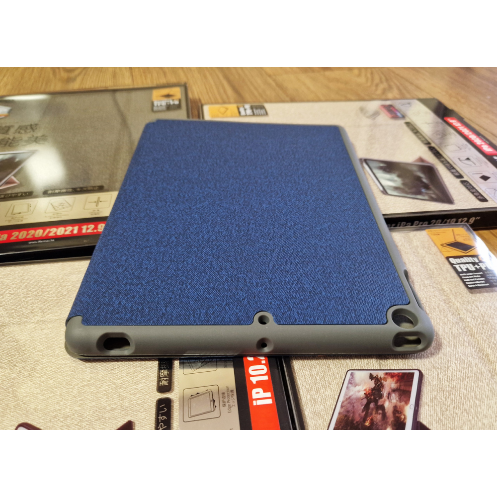 Чохол REMAX Chan Series Leather Case PT-10 for all iPad 10.2“ (2019-2022) синій + відсік для стілусу