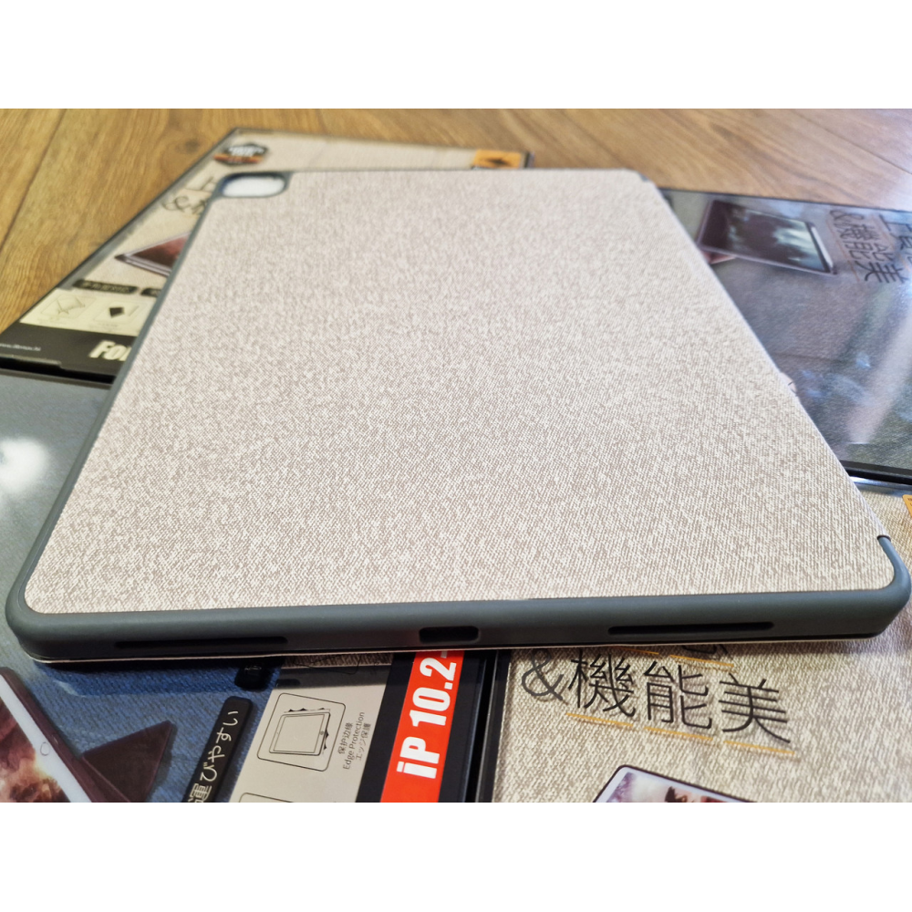Чохол REMAX Chan Series Leather Case PT-10 for iPad Pro 12.9“ (2019-2022) бежевий + відсік для стилуса