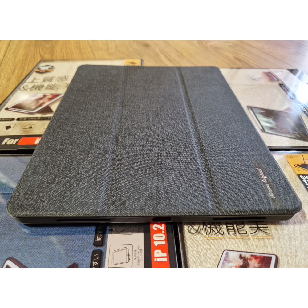 Чохол REMAX Chan Series Leather Case PT-10 for all iPad Pro 12.9“ (2019-2022) темно-сірий + відсік для стілусу