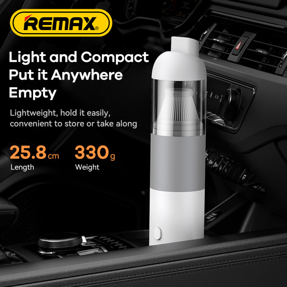 Автомобільний пилосос REMAX Car Vacuum Cleaner and Air Duster  XC-1 портативний