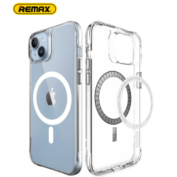 Прозорий чохол iPhone 15 MagSafe Remax Crys Series Magsafe Magnetic Phone Case RM-1690