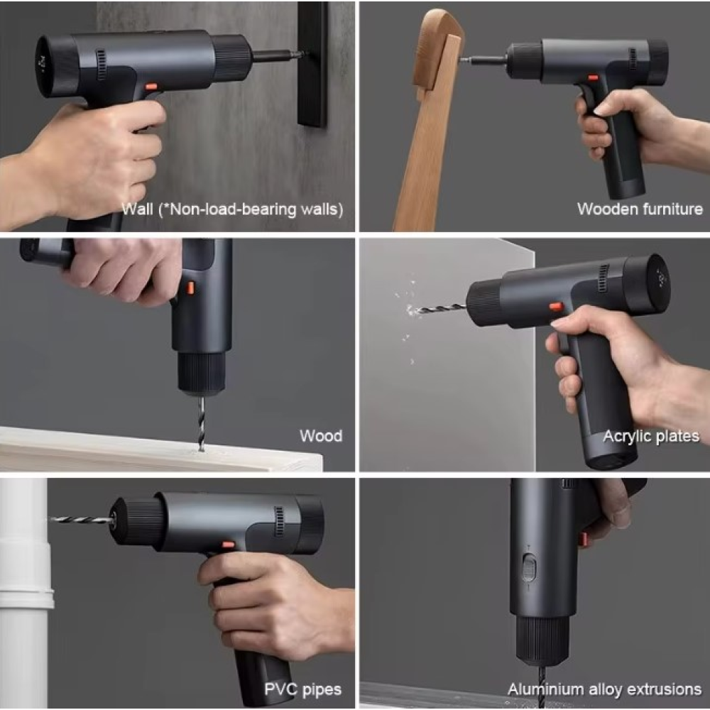Безщітковий електродриль - шурупокрут Xiaomi Mijia Brushless Smart Home Electric Drill