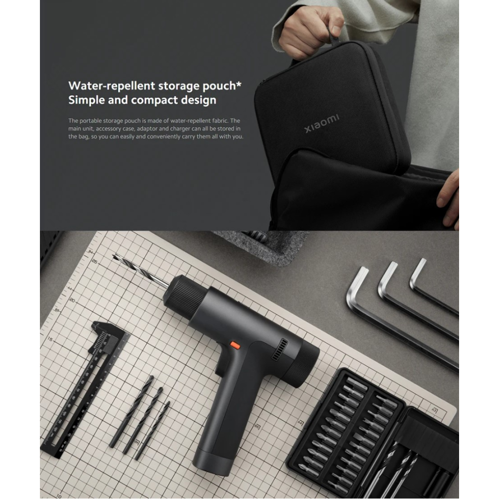 Безщітковий електродриль - шурупокрут Xiaomi Mijia Brushless Smart Home Electric Drill